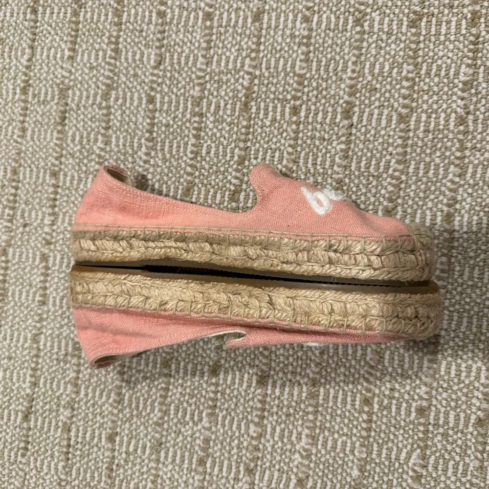 Soludos Ciao Bella Dusty Pink & Woven Smoking Slippers Espadrilles | Size 6